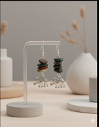 Agate earrings