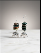 Agate earrings