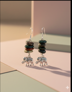 Agate earrings