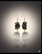 Agate earrings