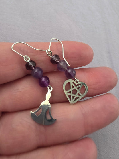 Amethyst earrings