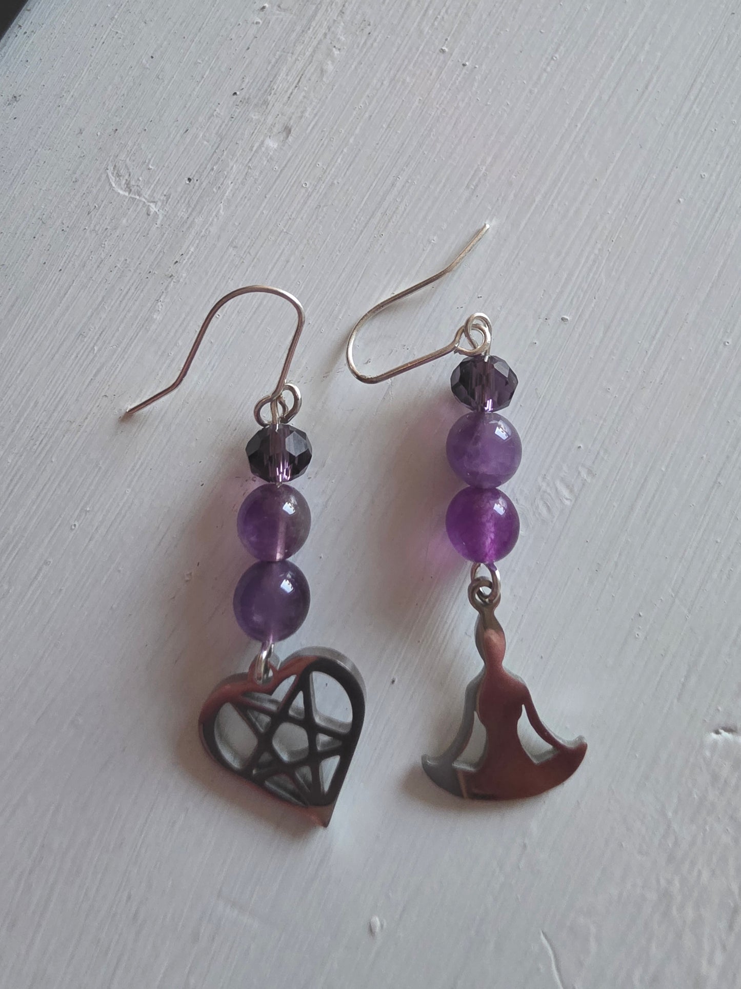 Amethyst earrings