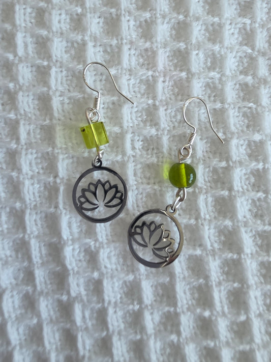 Lotus earrings