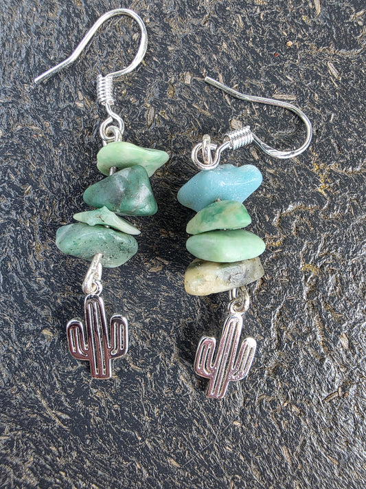 Cactus earrings